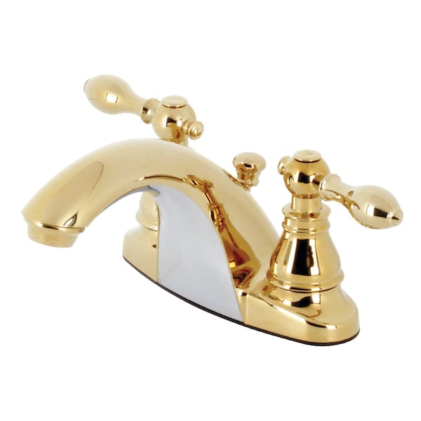 KB7642ACL American Classic 4" Centerset Bathroom Faucet, Polished Brass